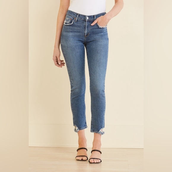 Agolde Toni Mid Rise Straight Leg Jeans 27